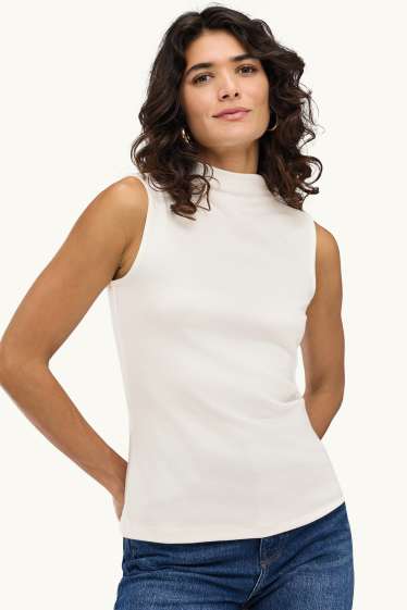 Dona - Top - blanc trencat