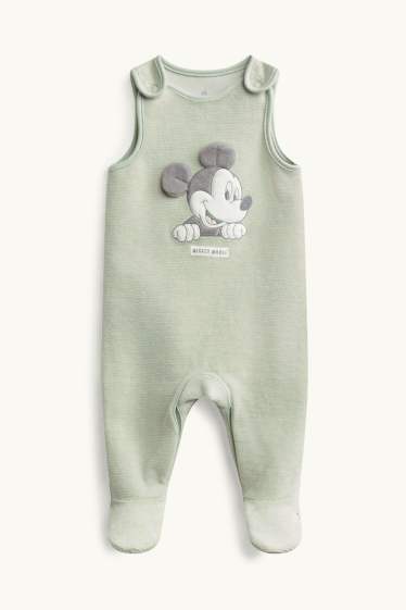 Unisex - Topolino - set con tutina - 2 pezzi - verde menta