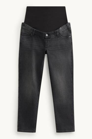 Women - Maternity jeans - relaxed jeans - denim-dark gray