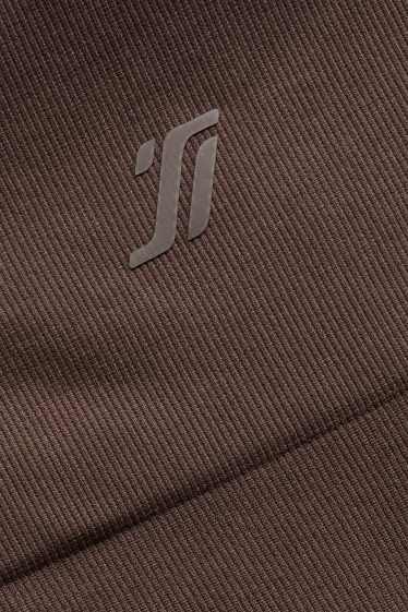 Dames - Sportlegging - seamless - donkerbruin