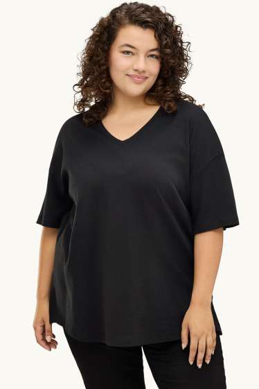 Femei - Tricou - negru