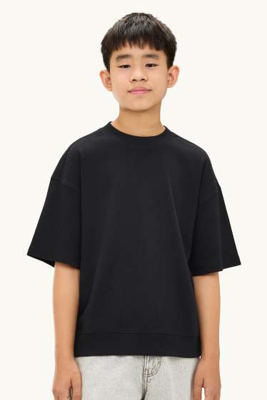 Children Boys - Short sleeve T-shirt - black