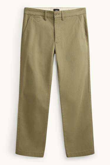 Heren - Chino - slim fit - kaki