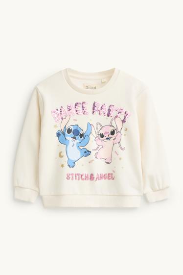 Nena - Lilo & Stitch - conjunt - dessuadora i leggings - 2 peces - blanc/negre