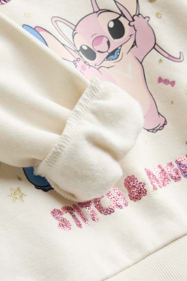 Nena - Lilo & Stitch - conjunt - dessuadora i leggings - 2 peces - blanc/negre