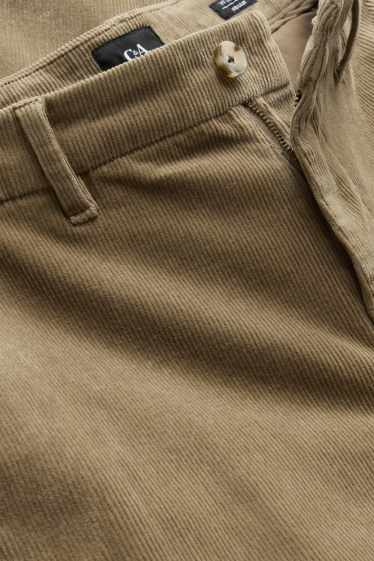 Herren - Cord-Chino - Regular Fit - khaki