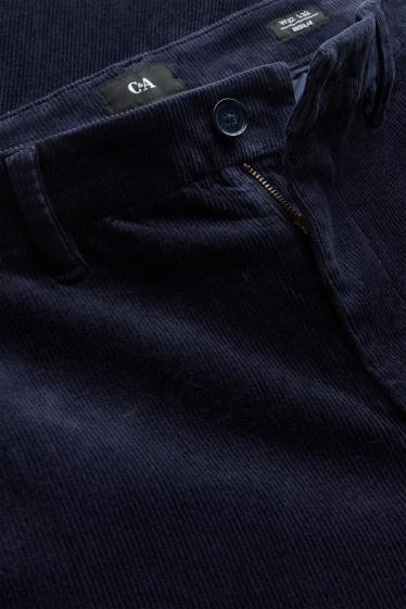 Home - Xinos de pana - regular fit - texà blau fosc