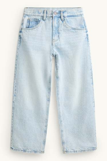 Children Boys - Baggy jeans - thermal jeans - denim-light blue