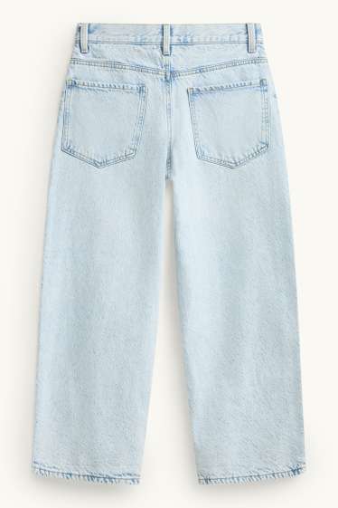 Children Boys - Baggy jeans - thermal jeans - denim-light blue