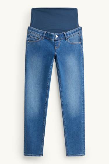 Damen - Umstandsjeans - Slim Jeans - Shaping-Jeans - LYCRA® - jeansblau