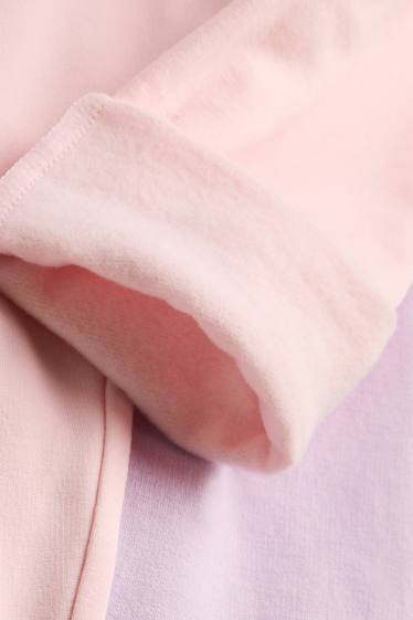 Kinderen: meisjes - Set van 2 - lange thermo-onderbroek - lichtroze