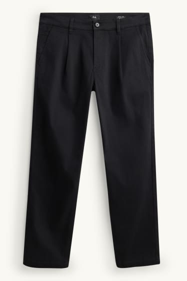 Herren - Chino - Relaxed Fit - LYCRA® - schwarz