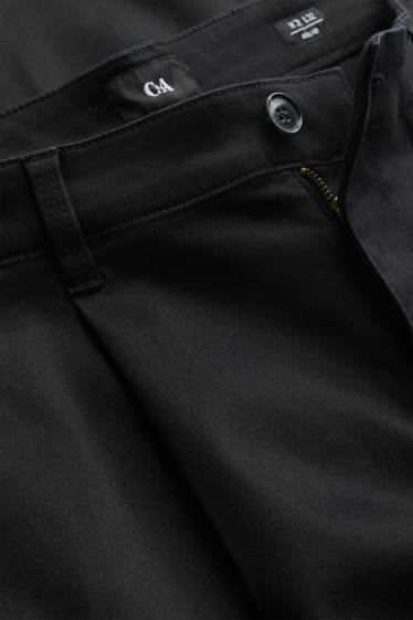 Herren - Chino - Relaxed Fit - LYCRA® - schwarz