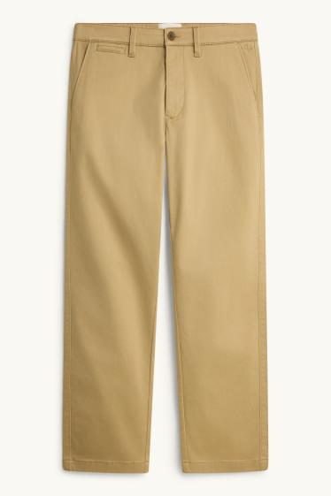 Hommes - Chino - regular fit - LYCRA® - beige
