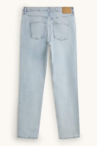 Damen - Straight Jeans - High Waist - helljeansblau