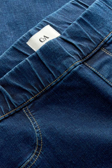 Damen - Jegging Jeans - Mid Waist - dunkeljeansblau