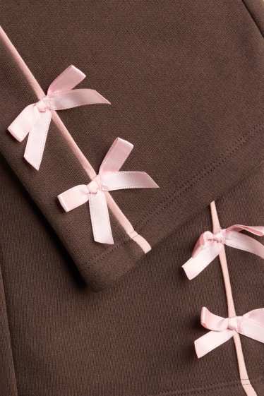 Bambine - Pantaloni sportivi - marrone
