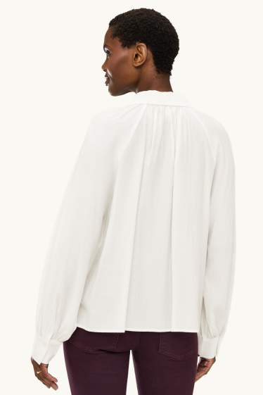 Damen - Hemdbluse - weiß
