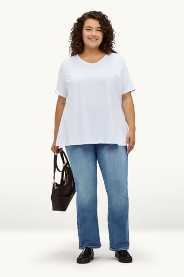 Femmes - Bootcut jean - mid waist - LYCRA® - jean bleu