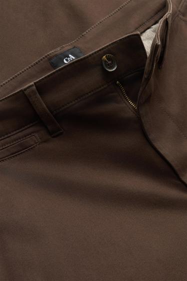 Herren - Chino - Regular Fit - LYCRA® - braun