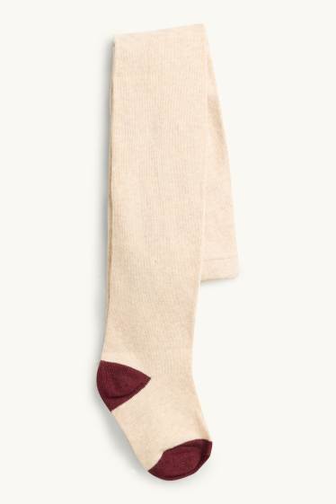Kinder Mädchen - Set - Cord-Skort und Strumpfhose - 2 teilig - rot