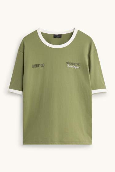 Herren - T-Shirt - Relaxed Fit - grün