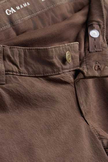 Femmes - Pantalon de grossesse - relaxed fit - imprimé léopard - marron