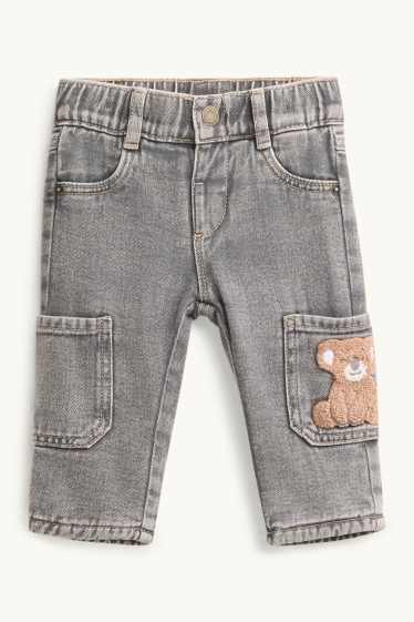 Baby: jongens - Koala - babythermojeans - jeansgrijs