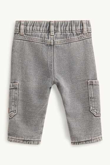 Baby: jongens - Koala - babythermojeans - jeansgrijs
