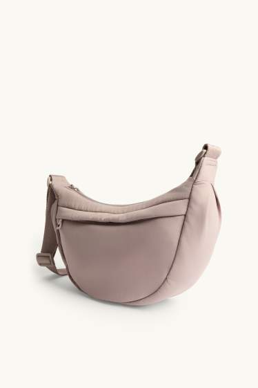 Femmes - Sac à bandoulière matelassé - beige