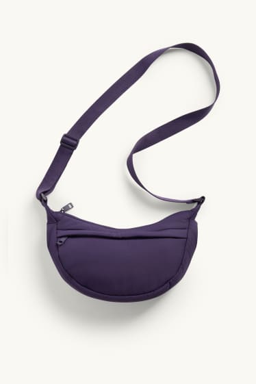 Femmes - Sac à bandoulière matelassé - violet