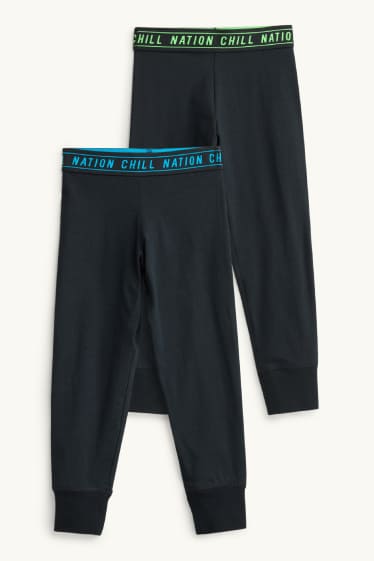 Children Boys - Multipack of 2 - long johns - black
