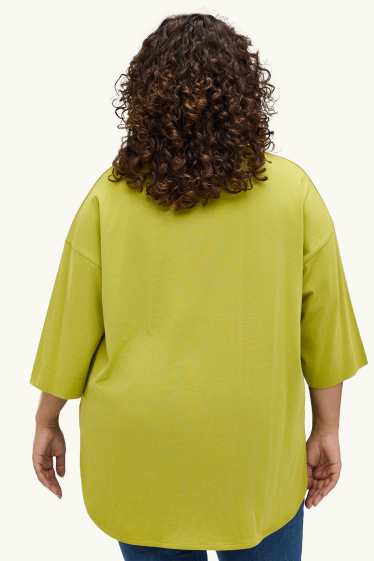 Dona - Samarreta de màniga curta - relaxed fit - verd