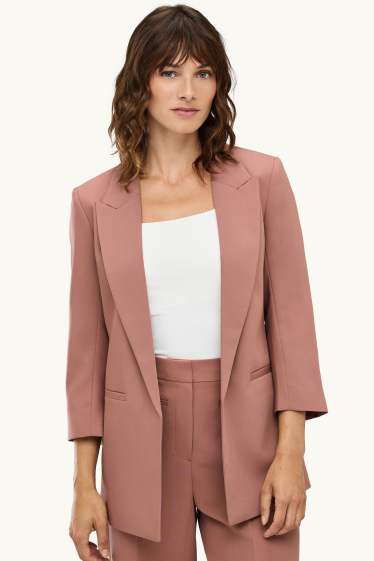 Femei - Blazer office - regular fit - roz