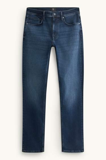 Pánské - Slim jeans - džíny - tmavomodré