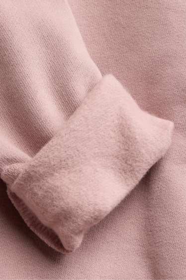 Neonate - Confezione da 3 - cuoricini - felpa per neonate - bianco / rosa