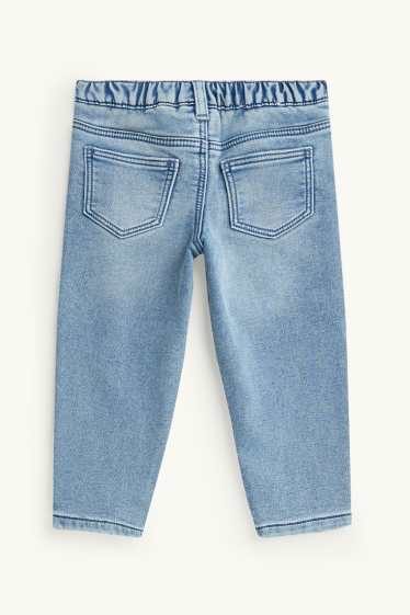 Bambine - Hello Kitty - relaxed jeans - jeans termici - jeans azzurro