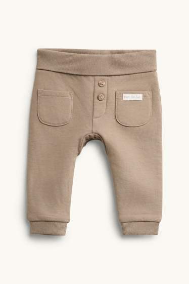Baby: jongens - Winnie de Poeh - newbornset - 3-delig - bruin / crème wit