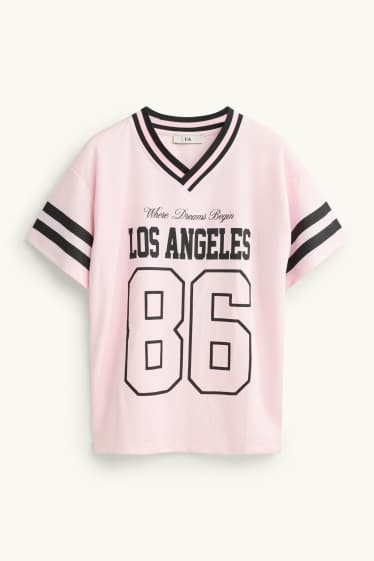 Nena - Conjunt - samarreta de màniga curta i pantalons de xandall - 2 peces - rosa