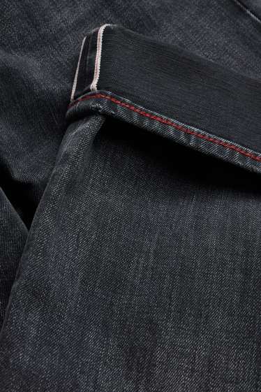 Herren - Straight Jeans - Selvedge - dunkeljeansgrau