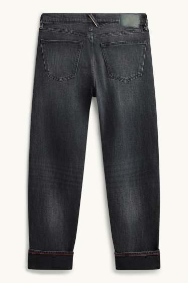 Herren - Straight Jeans - Selvedge - dunkeljeansgrau