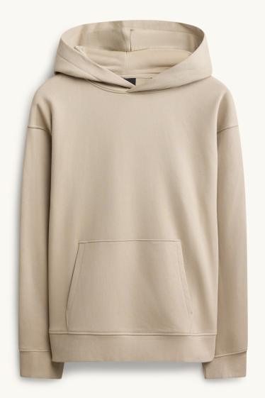 Herren - Hoodie - beige