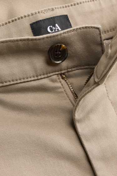Men - Chinos - regular fit - LYCRA® - beige