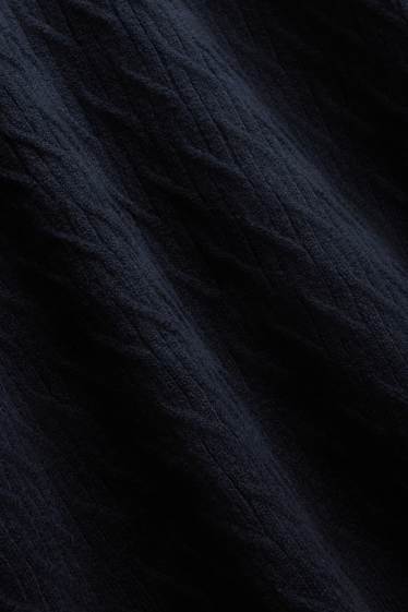 Heren - Coltrui - met structuur - donkerblauw
