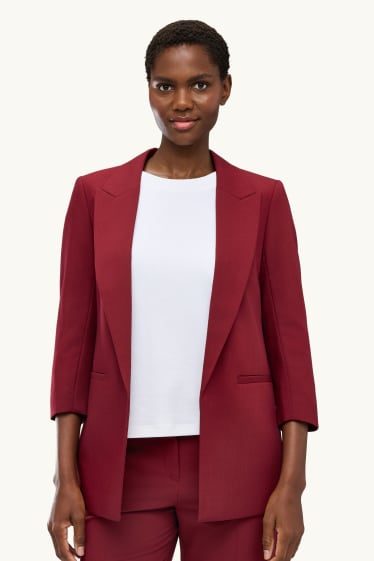 Femei - Blazer office - regular fit - bordo