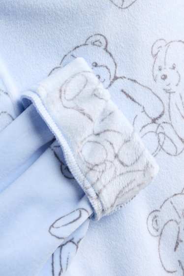 Nena - Os de peluix - pijama - 2 peces - blau clar