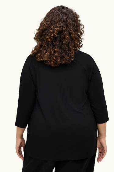 Donna - T-shirt - relaxed fit - nero