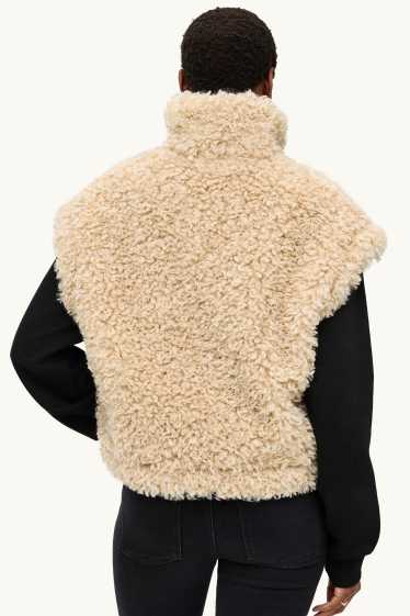 Dames - Omkeerbaar vest - beige