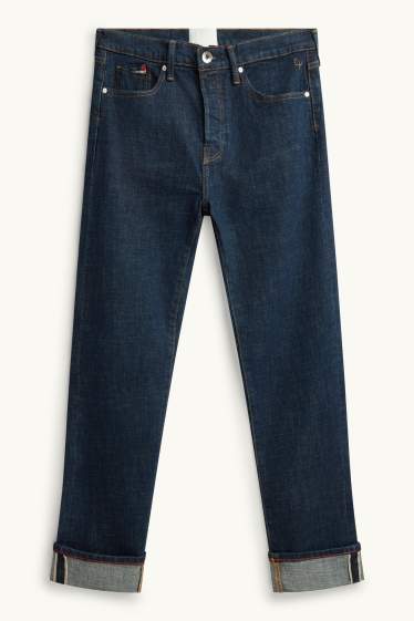 Uomo - Regular jeans - selvedge - jeans blu scuro