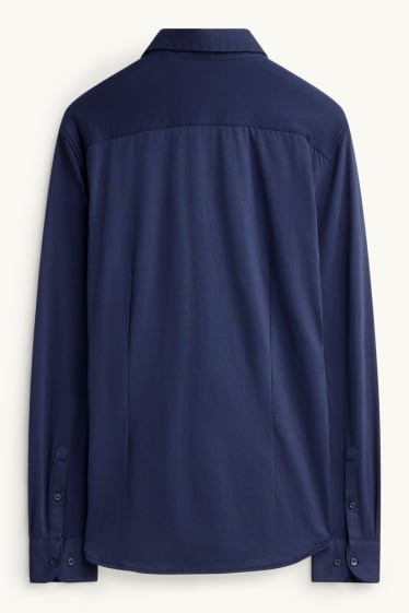 Uomo - Camicia business - blu scuro